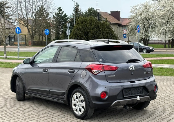 Hyundai i20 cena 34600 przebieg: 162000, rok produkcji 2017 z Ostrołęka małe 704